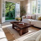 Modern Low Coffee Table With Storage Space For Home