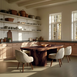 Modern Dining Table With Unique Base For Luxury Interiors