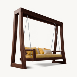 Contemporary Outdoor Swing Bench For Garden Patio Relaxation