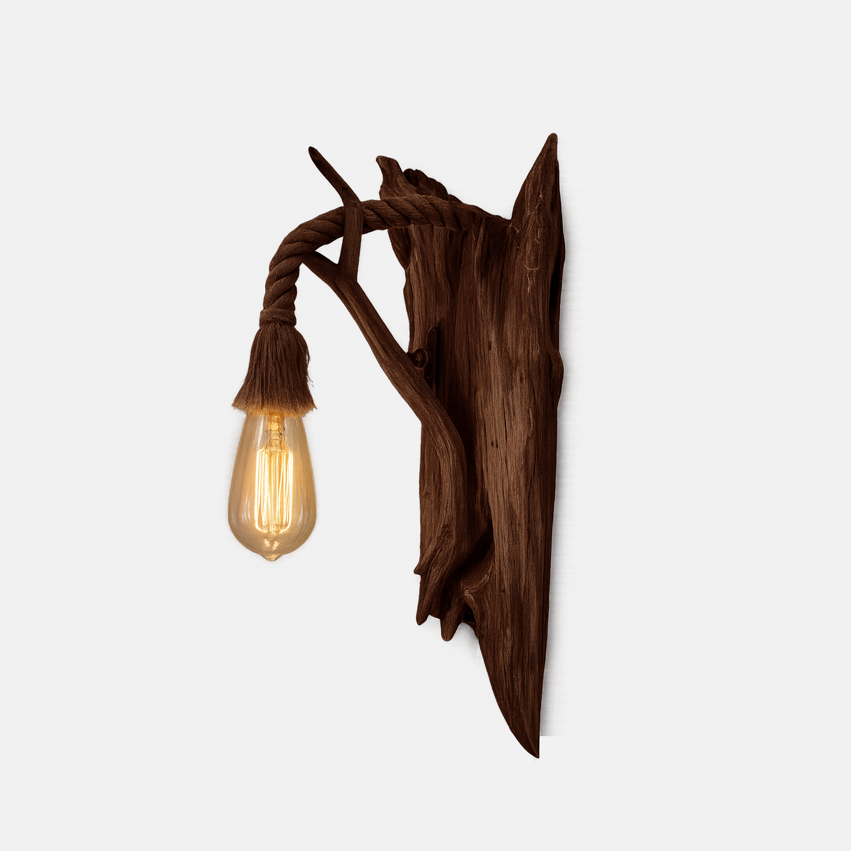 Rustic Wall Lamp For Bedroom And Hallway Lighting