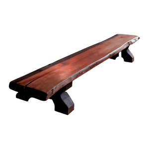 Rustic Live Edge Wood Bench For Entryway Seating