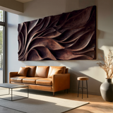 Abstract Carved Wall Art Sculpture For Living Room Decor
