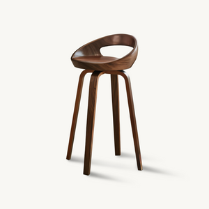 Modern Curved Bar Stools For Kitchen Island Counter Dining