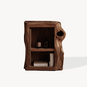 Handcrafted Live Edge Nightstand For Elegant Bedroom