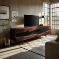 Handcrafted Wooden Live Edge TV Stand For Furniture Decor