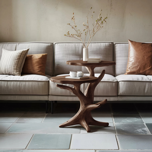 Mid Century Wooden End Table For Furniture Decor Elegant Living Room