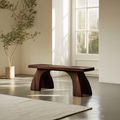 Modern Bench With Arched Leg Design For Entryway