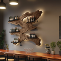 Handcrafted Wine Holder For Kitchen Wine Wall Accent