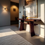 Modern Wooden Live Edge Console Table For Bedroom Decor
