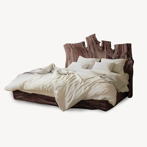 Rustic Live Edge Headboard For King Or Queen Bed