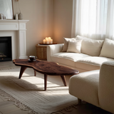 Mid Century Modern Live Edge Coffee Table For Living Room Look