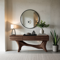 Handcrafted Wooden Console Table For Entryway Design Inspiration
