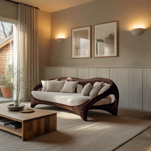 Organic Curved Sofa For Living Room Furniture