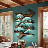 Farmhouse Wine Holder For Furniture Wine Rack Display