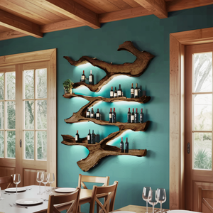 Farmhouse Wine Holder For Furniture Wine Rack Display