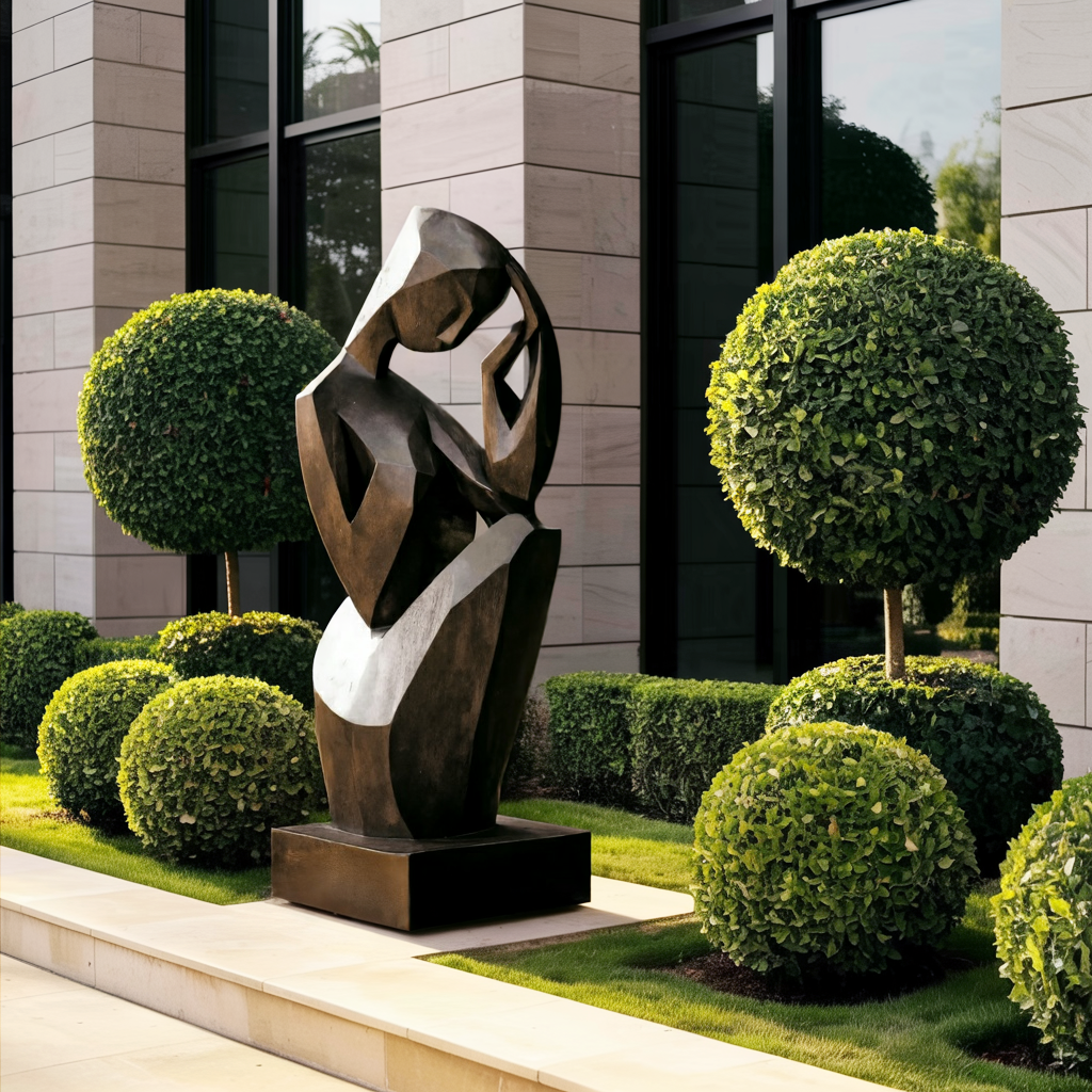 Handcrafted 3D Wood Art For Outdoor Nature Theme Setting