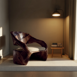 Organic Sculptural Lounge Chair For Living Or Bedroom
