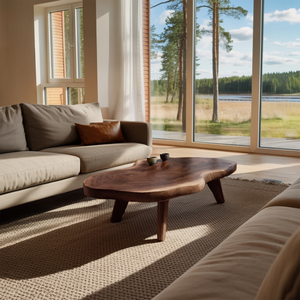 Farmhouse Solid Wood Coffee Table For Living Room Furniture