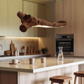 Rustic Hanging Light Fixture Branch Chandelier For Dining Room And Kitchen Island