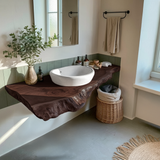 Farmhouse Bathroom Vanity In Solid Wood With Shelf