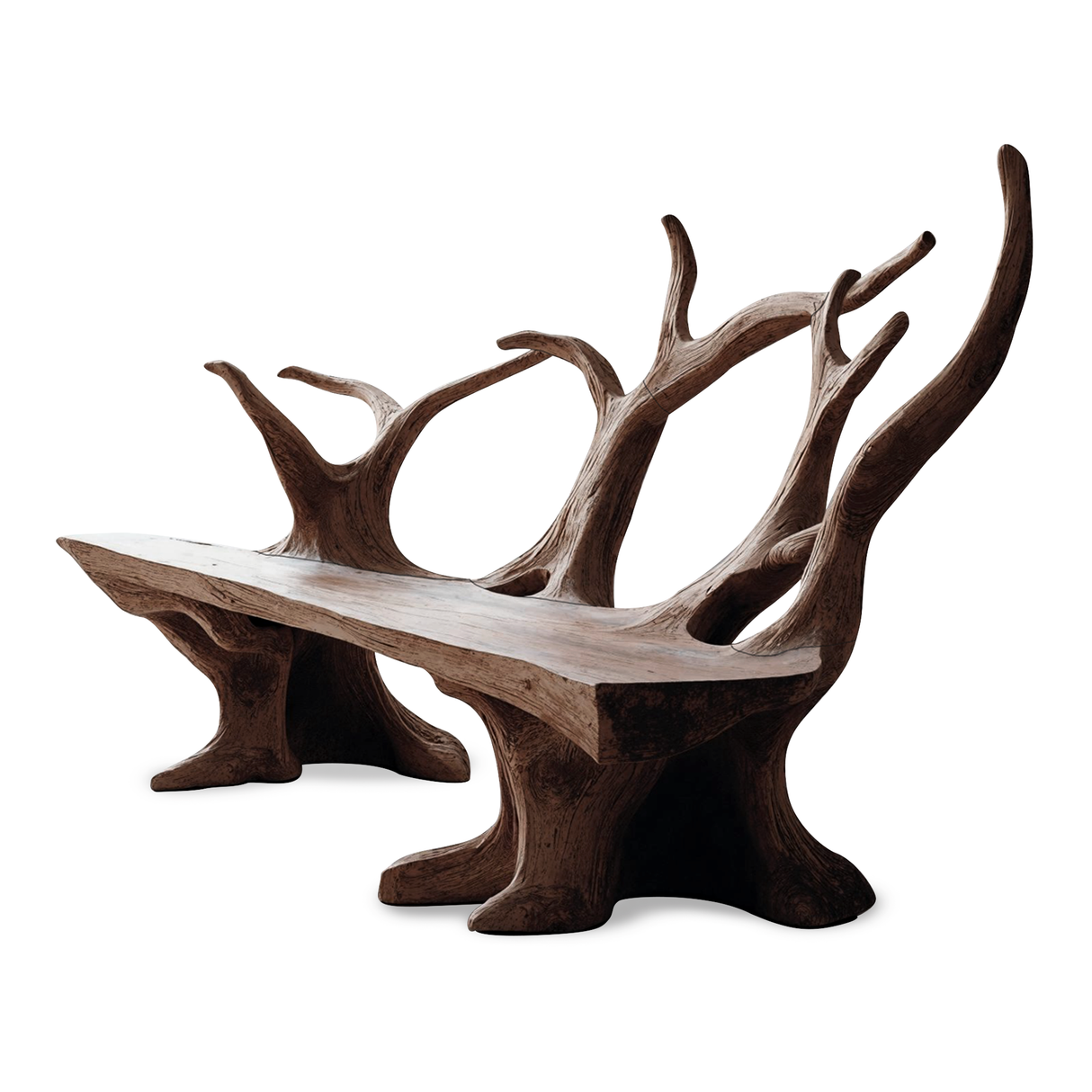 Handcrafted Branch Bench For Living Room Statement Pieces