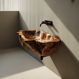 Farmhouse Solid Wood Wash Basin For Cozy Bedroom Furniture Design