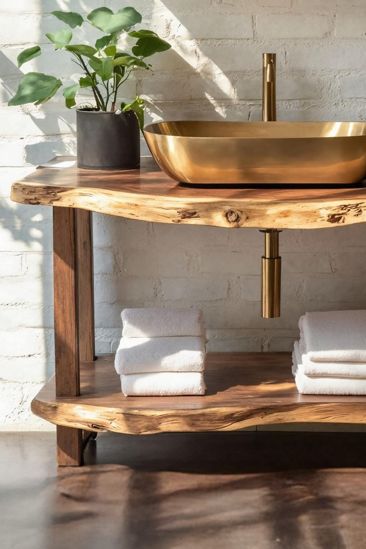 Mid Century Vanity With Storage For Bathroom Style
