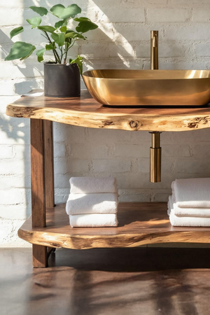 Mid Century Vanity With Storage For Bathroom Style