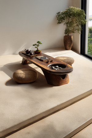 Handcrafted Wooden Live Edge Coffee Table For Living Roomdecor