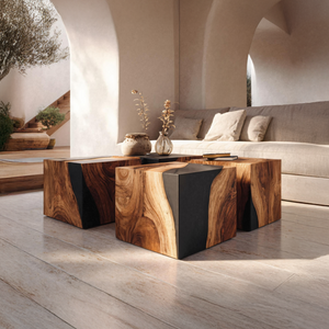 Handcrafted Low Coffee Table For Contemporary Interiors