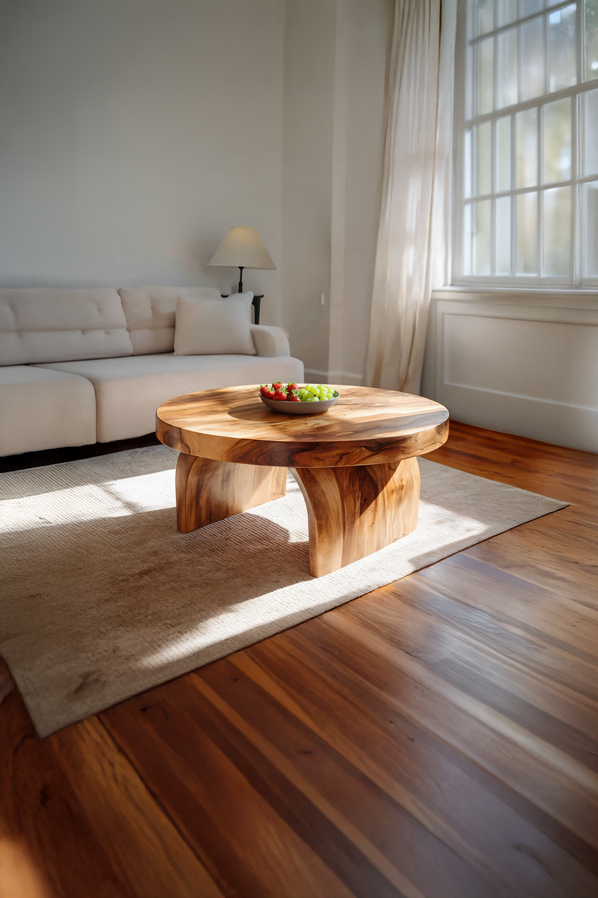 Handcrafted Solid Wood Coffee Table For Living Roomdecor And Home Decor