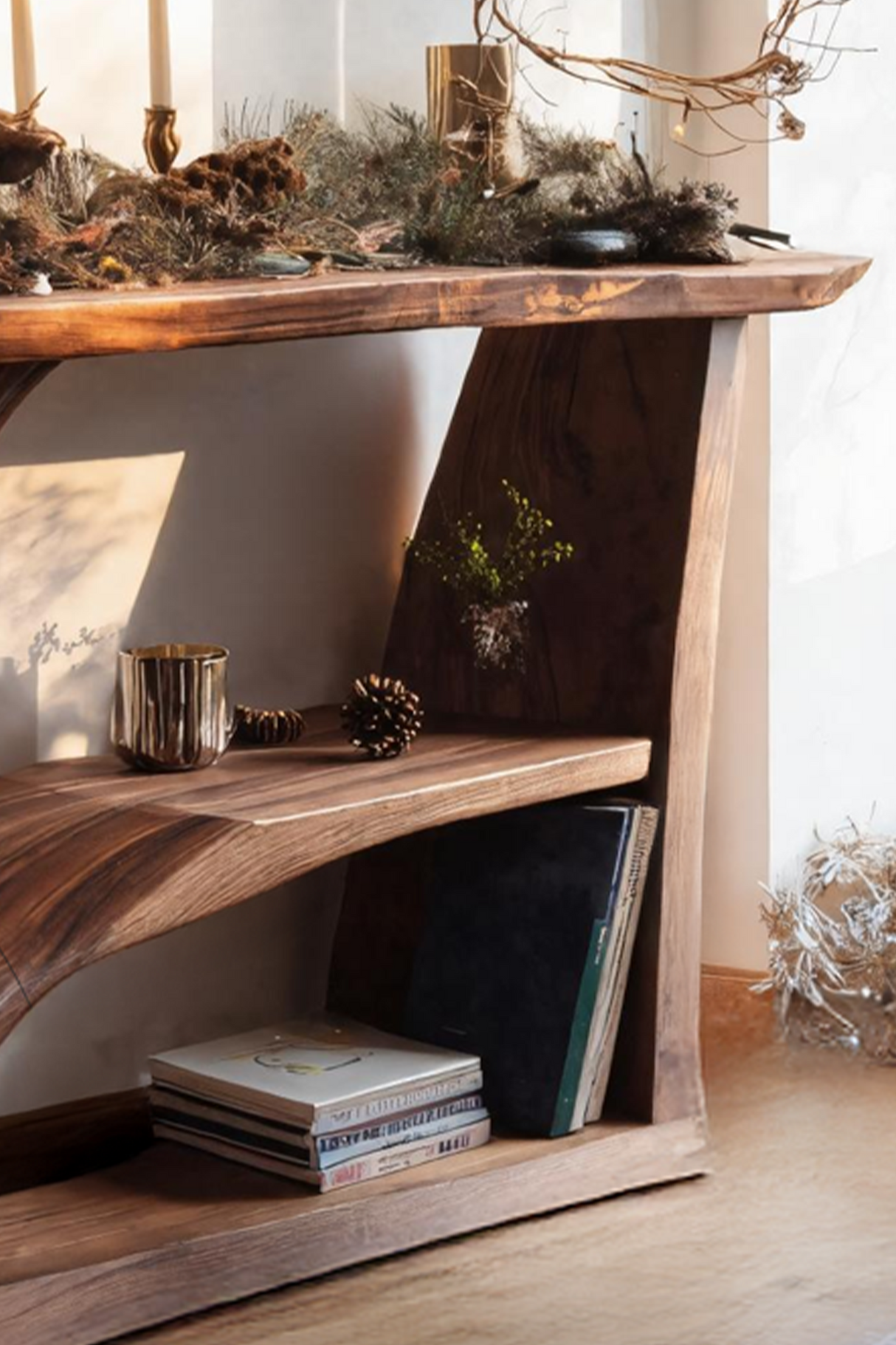 Modern Wooden Console Table For Holiday Living Room Furniture