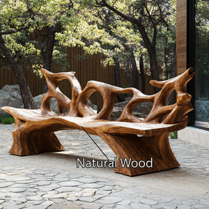 Mid Century Branch Bench Entryway Furniture For Compact Foyers