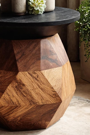 Modern Solid Wood End Table For Minimal Interior Design