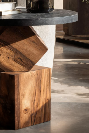 Modern Wooden Side Table For Bedroom Nightstand Decor