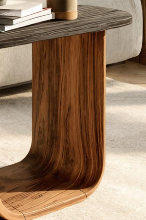 Modern Solid Wood End Table For Bedroom Furniture Decor