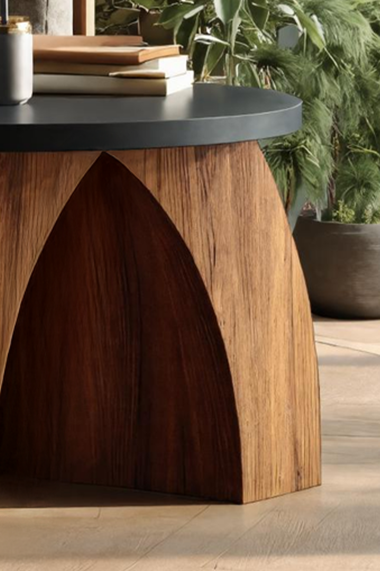 Farmhouse Wooden Side Table For Rustic Furniture Decor