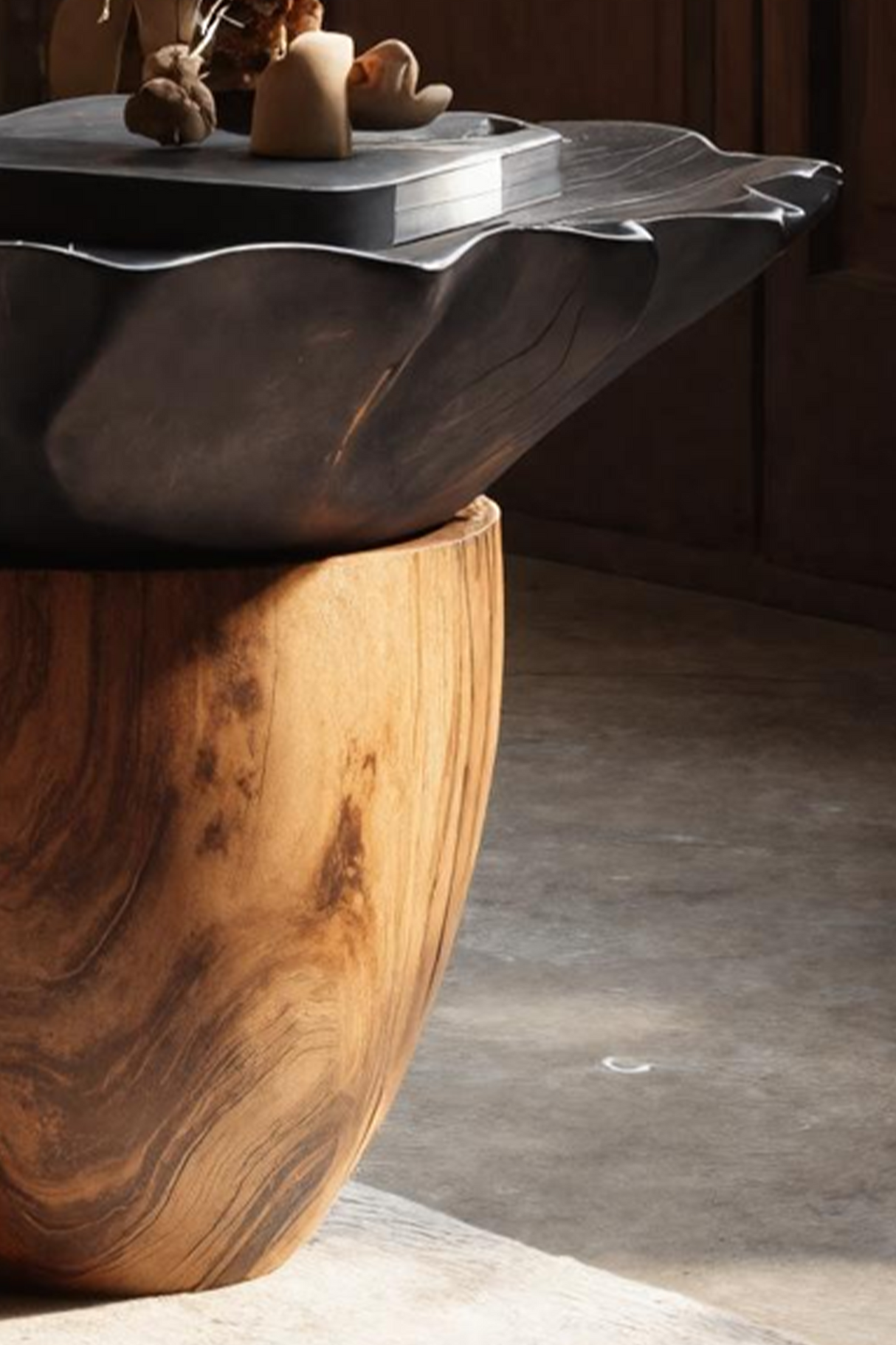 Mid Century Wooden Side Table For Modern Lounge Decor