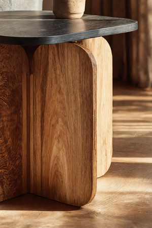 Modern Solid Wood End Table For Elegant Furniture Setup