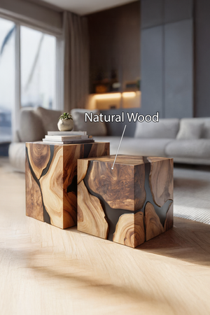 Modern Low Solid Wood Coffee Table For Minimalist Homes