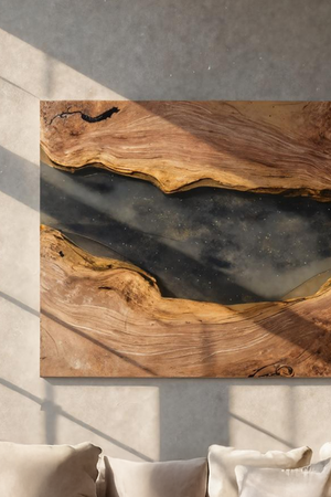 Handcrafted Solid Wood Wall Art For Bedroom Decor