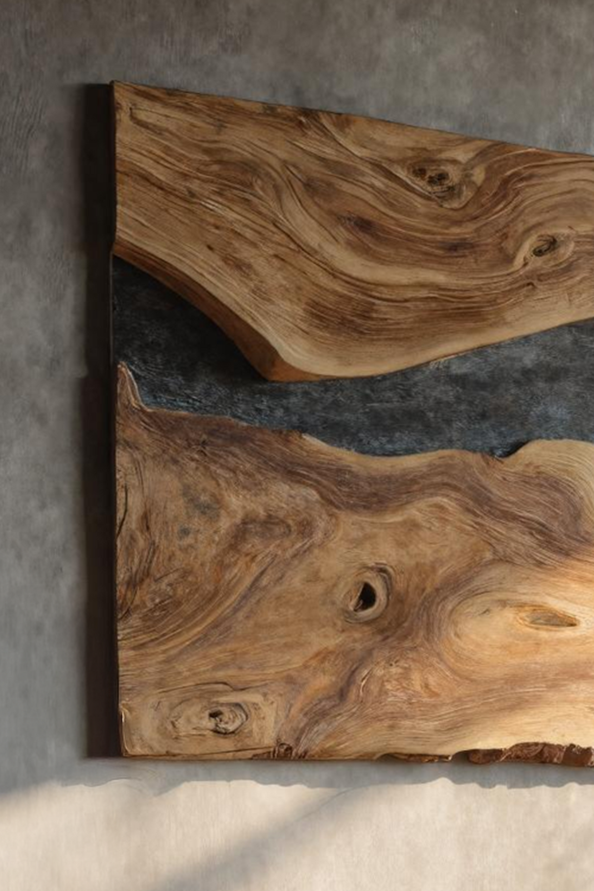 Handcrafted Modern Wooden Wall Sculpture For Home