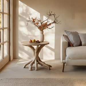 Rustic Wooden End Table For Entryway Design Functional Wall Display