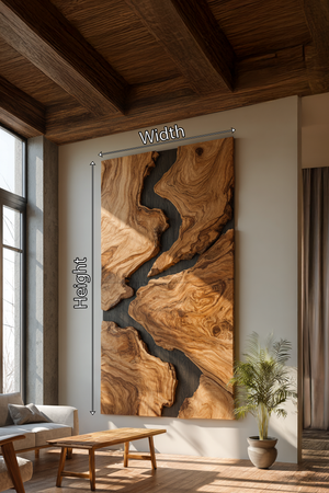 Farmhouse Wooden Rectangle Wall Art For Entryway Design