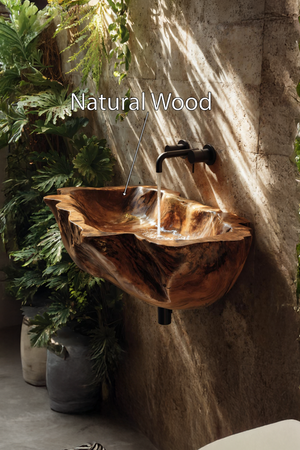 Farmhouse Solid Wood Wash Basin For Cozy Bedroom Furniture Design