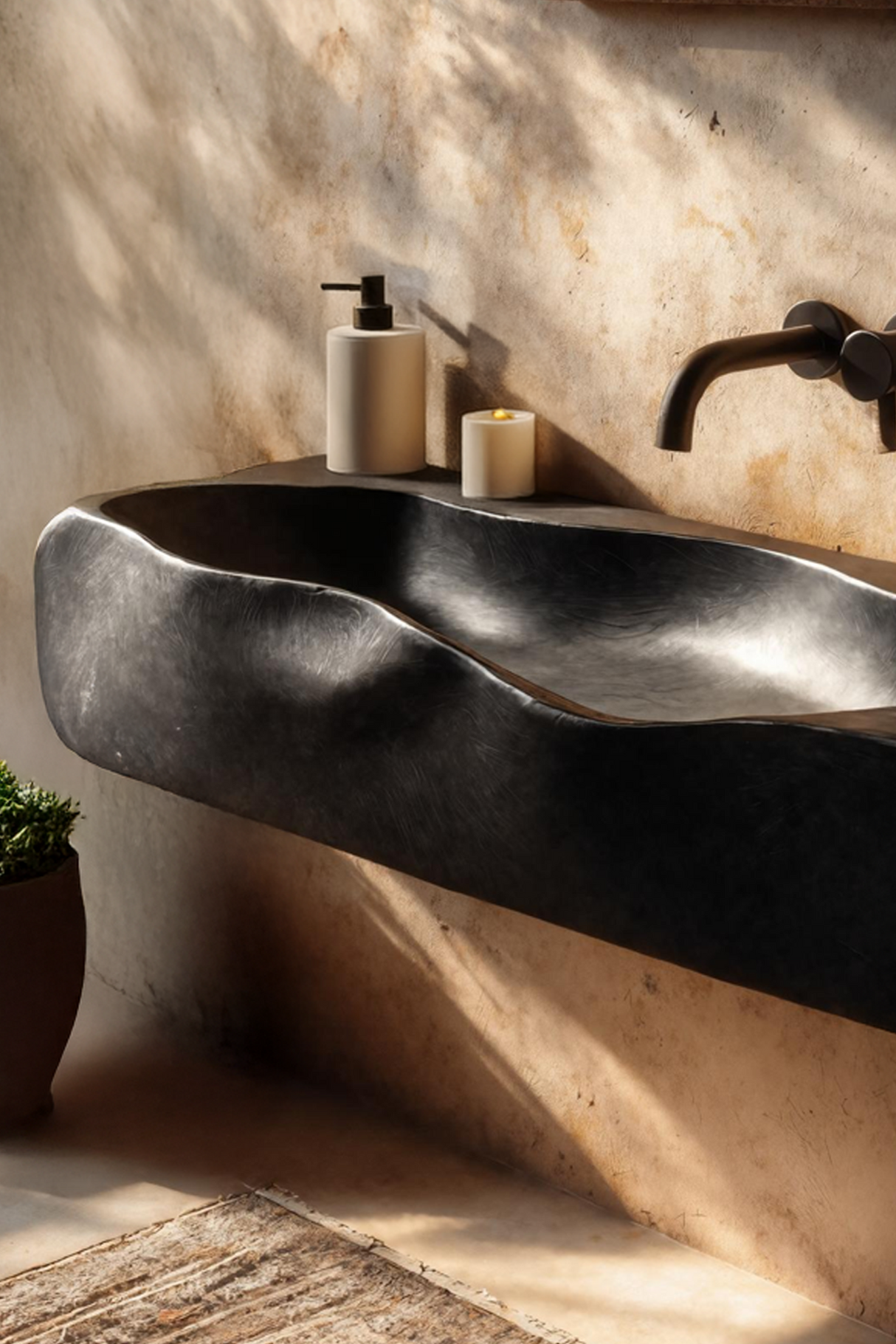 Handcrafted Live Edge Wood Vanity Sink For One Of A Kind Bathroom Decor